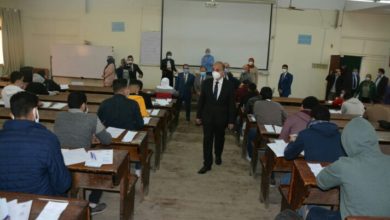 صورة رئيس جامعة الزقازيق يتفقد الامتحانات والإجراءات الاحترازية لمواجهة كورونا