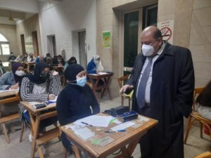 عميد آثار القاهرة يتفقد لجان الامتحانات