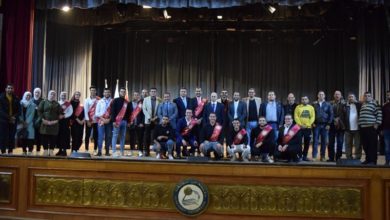 صورة «عبد الرحمن مصطفى» رئيسا لاتحاد طلاب جامعة بني سويف   