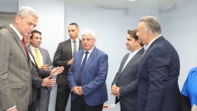 صورة وزير التعليم العالي ورئيس جامعة حلوان يفتتحان المرحلة النهائية لأعمال تطوير مستشفى بدر الجامعي