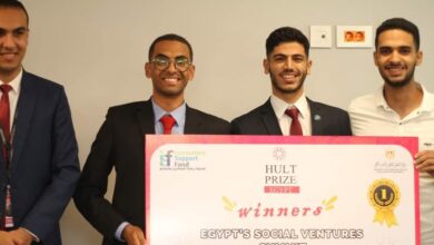 صورة فوز فريق هندسة الإسكندرية بالمركز الأول فى مسابقة “قمة مصر للمشاريع الاستثمارية المجتمعية”