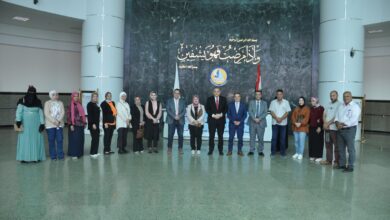 صورة فحص طبى عن سرطان الثدى بالمستشفى الجامعى بجامعة كفر الشيخ بالتعاون مع المجلس القومي للمرأة