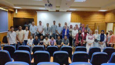 صورة تدريب عدد من طلاب مدرسه STEM بكفر الشيخ بمعهد علوم وتكنولوجيا النانو بجامعة كفر الشيخ