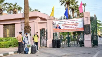 صورة د. الخشت: التسكين بمدينة بين السرايات للقدامى حتى 9 أكتوبر والرعاية حتى 8 وميدان الجيزة حتى 3 أكتوبر