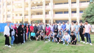 صورة استمرار  فعاليات الأسبوع البيئي لكليات جامعة كفرالشيخ