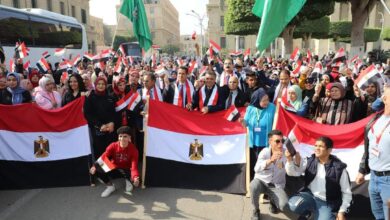 صورة جامعة القاهرة تشارك بقوة فى العُرس الديمقراطى للانتخابات الرئاسية