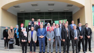 صورة اللجنة التنفيذية للتدريب على تكنولوجيا المعلومات تعقد اجتماعها بجامعة كفرالشيخ