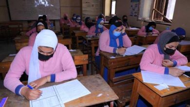 صورة توزيع درجات امتحان الهندسة للصف الثالث الإعدادي 2024