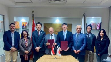 صورة توقيع اتفاقية التعاون الفني لمشروع إنشاء نظام التعليم الياباني في مصر