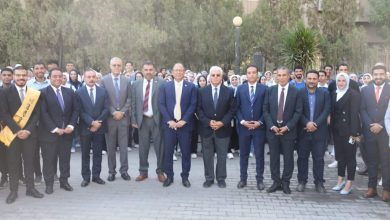 صورة وزير التعليم العالي يتفقد جامعة حلوان ويطمئن على انتظام الدراسة بها