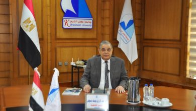 صورة رئيس جامعة كفر الشيخ يهنئ فخامة رئيس الجمهورية بالذكرى الـ 51 لانتصارات أكتوبر المجيدة