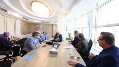 صورة وزير التعليم العالى يستقبل وفد جامعة أبردين البريطانية لمناقشة فتح فرع للجامعة في مصر