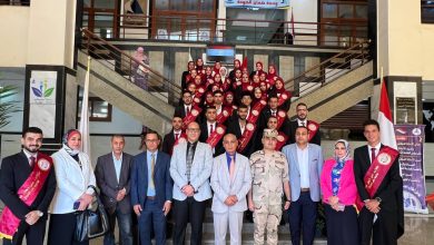 صورة طلاب من أجل مصر بجامعة كفر الشيخ ينظمون ندوة احتفالا بذكرى حرب أكتوبر