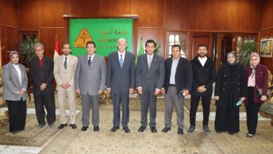 صورة رئيس جامعة المنوفية يتابع استلام المعمل المركزي بكلية الزراعة استعداداً للاعتماد الدولي